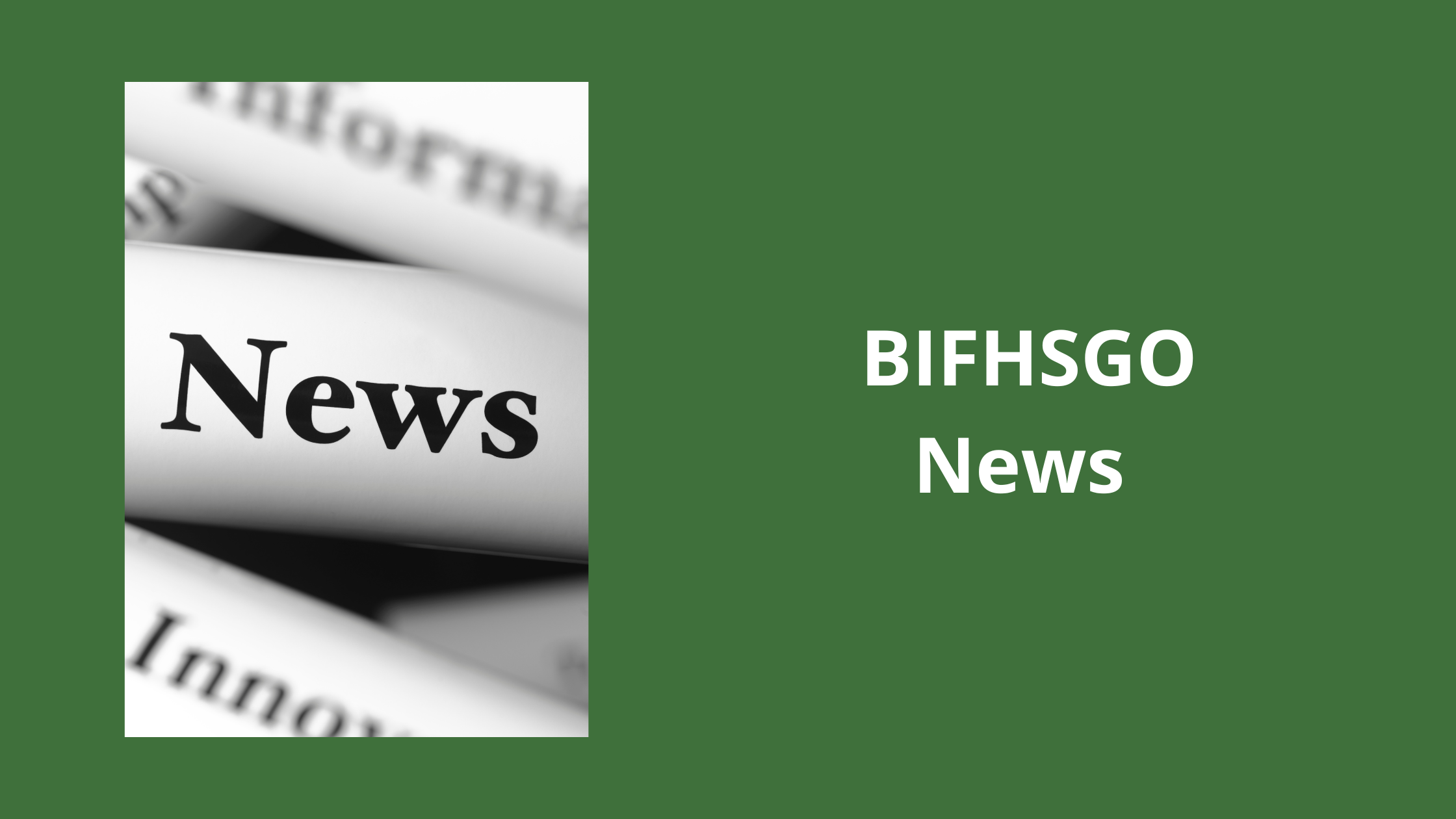 BIFHSGO Conference – October 26 & 27