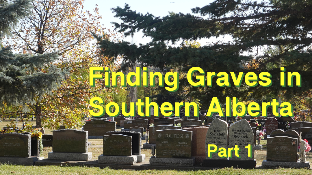 Finding Graves in Southern Alberta – YouTube
